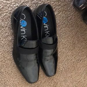 Calvin Klein shiny shoes